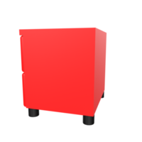 Nightstand isolated on transparent png