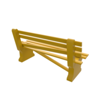 banc isolé sur transparent png