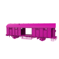 Train vagon isolated on transparent png