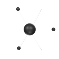 Atom isoliert auf transparent png