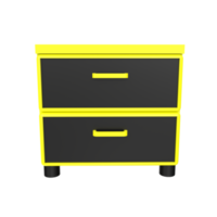 Nightstand isolated on transparent png