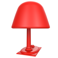 Desk lamp isolated on transparent png