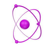 Atom isoliert auf transparent png