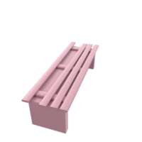 Bench isolated on transparent png