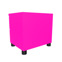 mesa de cabeceira isolado em transparente png