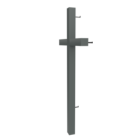 Jesus cross isolated on transparent png