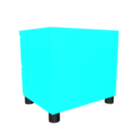 mesa de cabeceira isolado em transparente png