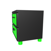 Nightstand isolated on transparent png