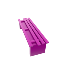 Bench isolated on transparent png