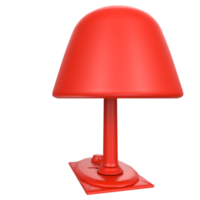Desk lamp isolated on transparent png