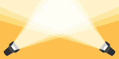 Lamp illumination icon in flat style. Spotlight vector illustration on isolated background. Floodlight energy sign business concept.