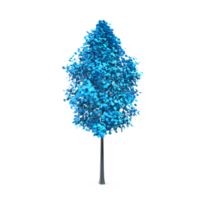 Colorful tree isolated on transparent png