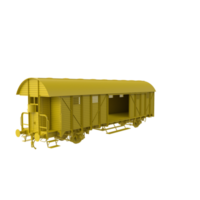 Train vagon isolated on transparent png