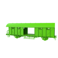 Train vagon isolated on transparent png