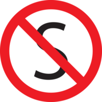 dont stop sign symbol png