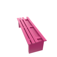 Bench isolated on transparent png