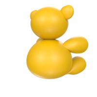 Teddy bear isolated on transparent png