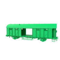 Train vagon isolated on transparent png