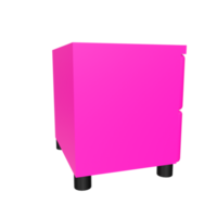 Nightstand isolated on transparent png