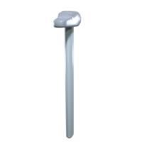 Hammer isoliert auf transparent png