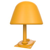 Desk lamp isolated on transparent png