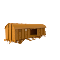 Train vagon isolated on transparent png