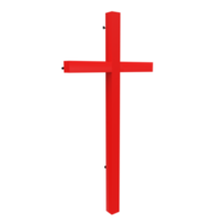 Jesus cross isolated on transparent png