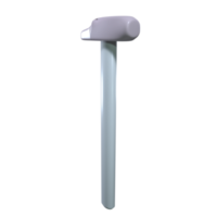 Hammer isolated on transparent png