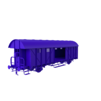 Train vagon isolated on transparent png