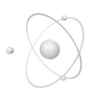 Atom isoliert auf transparent png