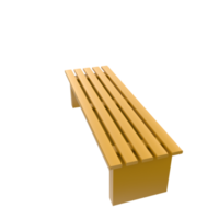 Bench isolated on transparent png