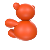 osito de peluche oso aislado en transparente png