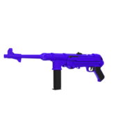 mp40 vapen isolerat på transparent png