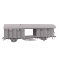 Train vagon isolated on transparent png