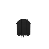 Train vagon isolated on transparent png