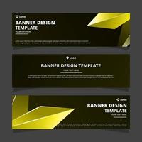 Set of modern abstract vector banners design. Template ready for use in web or print design.