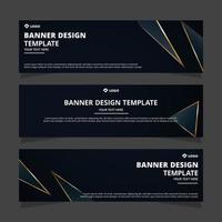 Set of modern abstract vector banners design. Template ready for use in web or print design.