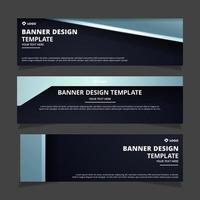 Set of modern abstract vector banners design. Template ready for use in web or print design.