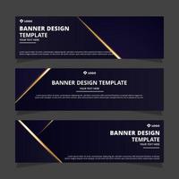 Set of modern abstract vector banners design. Template ready for use in web or print design.