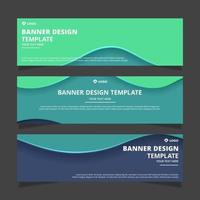 Set of modern abstract vector banners design. Template ready for use in web or print design.