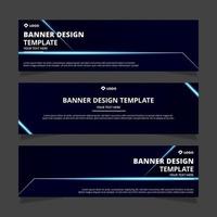 Set of modern abstract vector banners design. Template ready for use in web or print design.