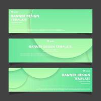 Set of modern abstract vector banners design. Template ready for use in web or print design.