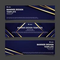 abstract banner design template vector