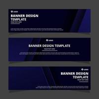 abstract banner design template vector