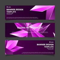 Set of modern abstract vector banners design. Template ready for use in web or print design.