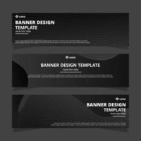 Set of modern abstract vector banners design. Template ready for use in web or print design.