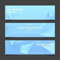 Set of modern abstract vector banners design. Template ready for use in web or print design.