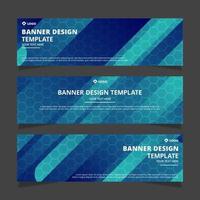 Set of modern abstract vector banners design. Template ready for use in web or print design.