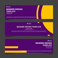 Set of modern abstract vector banners design. Template ready for use in web or print design.