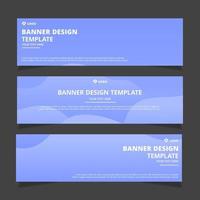 Set of modern abstract vector banners design. Template ready for use in web or print design.